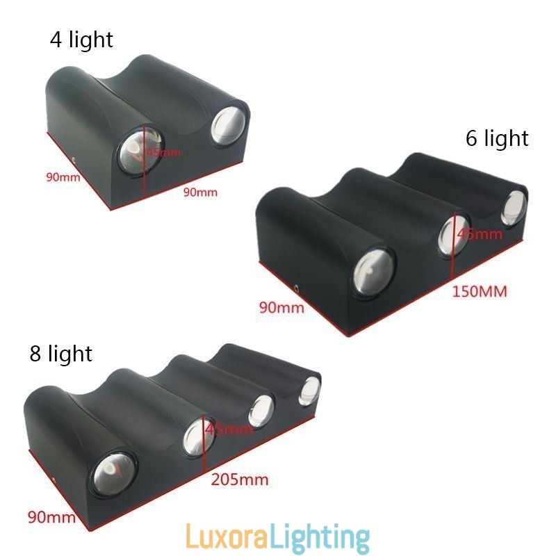 Designer Touch Decorative Wall Lamp Aluminum Balcony Surface Mounted Porch Light