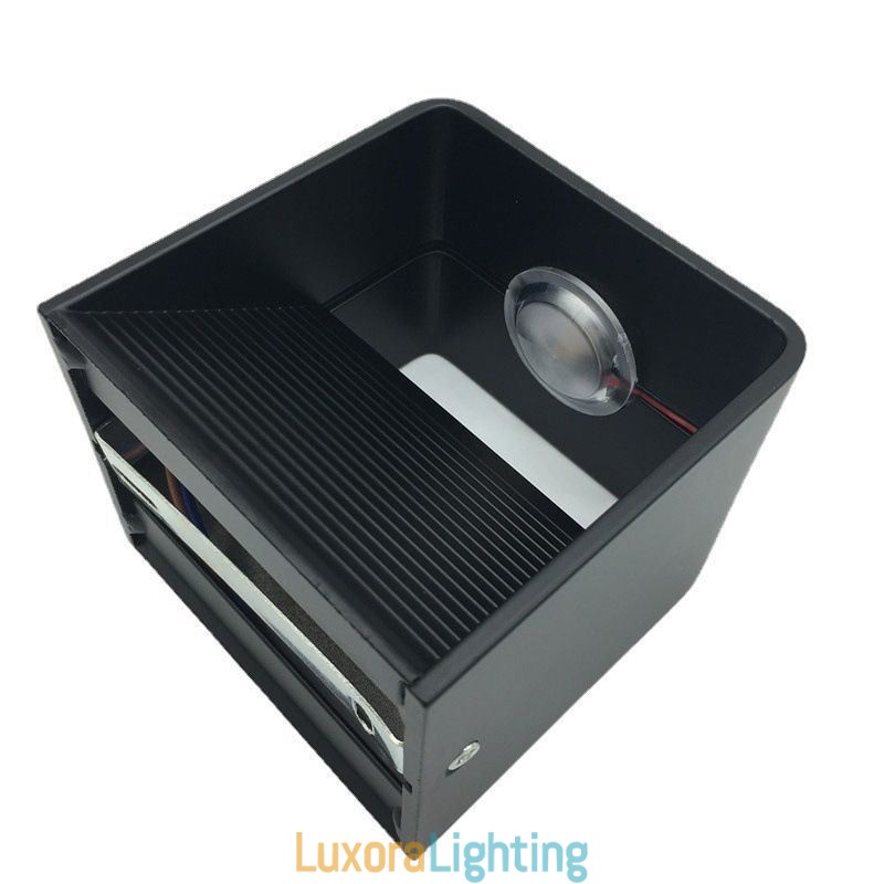 Designer Touch Decorative Wall Lamp Aluminum Balcony Surface Mounted Cube Porch Light