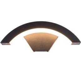 Designer Touch Decorative Minimalist Aluminum Lamp Garden Waterproof Crescent Wall Light