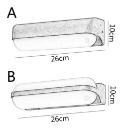 Designer Touch Decorative Wall Lamp Aluminum Waterproof Wall Light Stair Bathroom Corridor