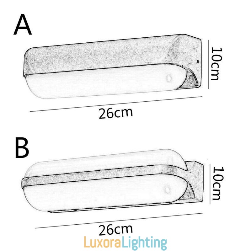 Designer Touch Decorative Wall Lamp Aluminum Waterproof Wall Light Stair Bathroom Corridor