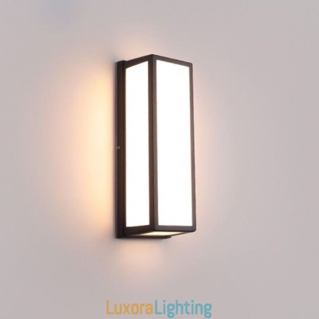 Designer Touch Decorative Rectangular Wall Light Modern Waterproof Villa Porch Wall Lamp