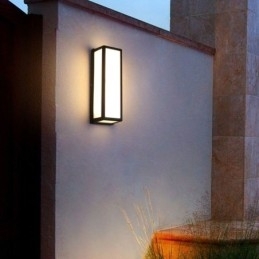 Designer Touch Decorative Rectangular Wall Light Modern Waterproof Villa Porch Wall Lamp
