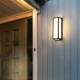 Designer Touch Decorative Rectangular Wall Light Modern Waterproof Villa Porch Wall Lamp