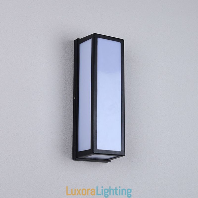 Designer Touch Decorative Rectangular Wall Light Modern Waterproof Villa Porch Wall Lamp