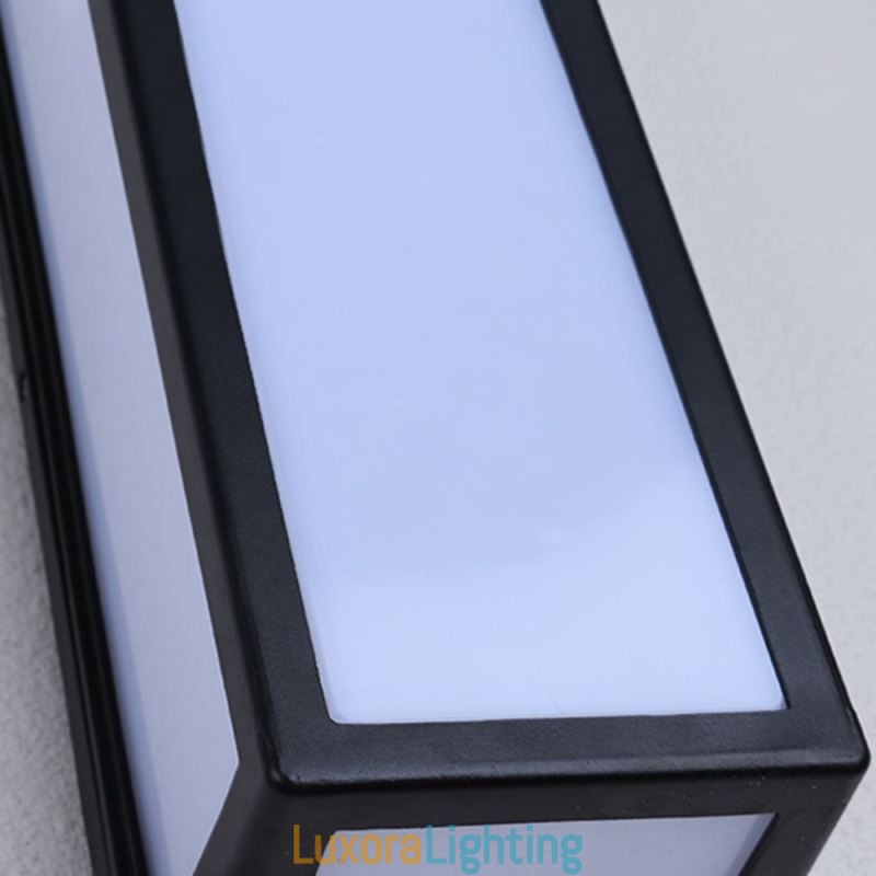 Designer Touch Decorative Rectangular Wall Light Modern Waterproof Villa Porch Wall Lamp
