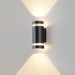 Designer Touch Decorative Wall Light Waterproof Up Down Aluminum Double Head Wall Lamp