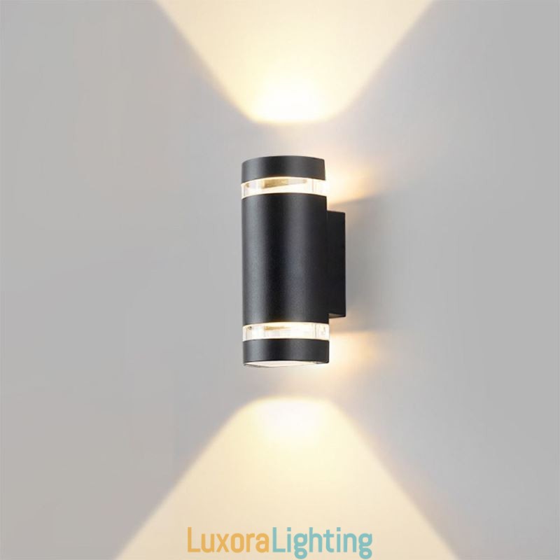 Designer Touch Decorative Wall Light Waterproof Up Down Aluminum Double Head Wall Lamp