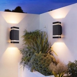 Designer Touch Decorative Simple Aluminum Wall Lights Waterproof Wall Lamp Courtyard Porch