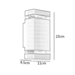 Designer Touch Decorative Simple Aluminum Wall Lights Waterproof Wall Lamp Courtyard Porch