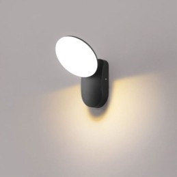 Designer Touch Decorative Modern Minimalist Aluminum Lamp Garden Waterproof Crescent Wall Light