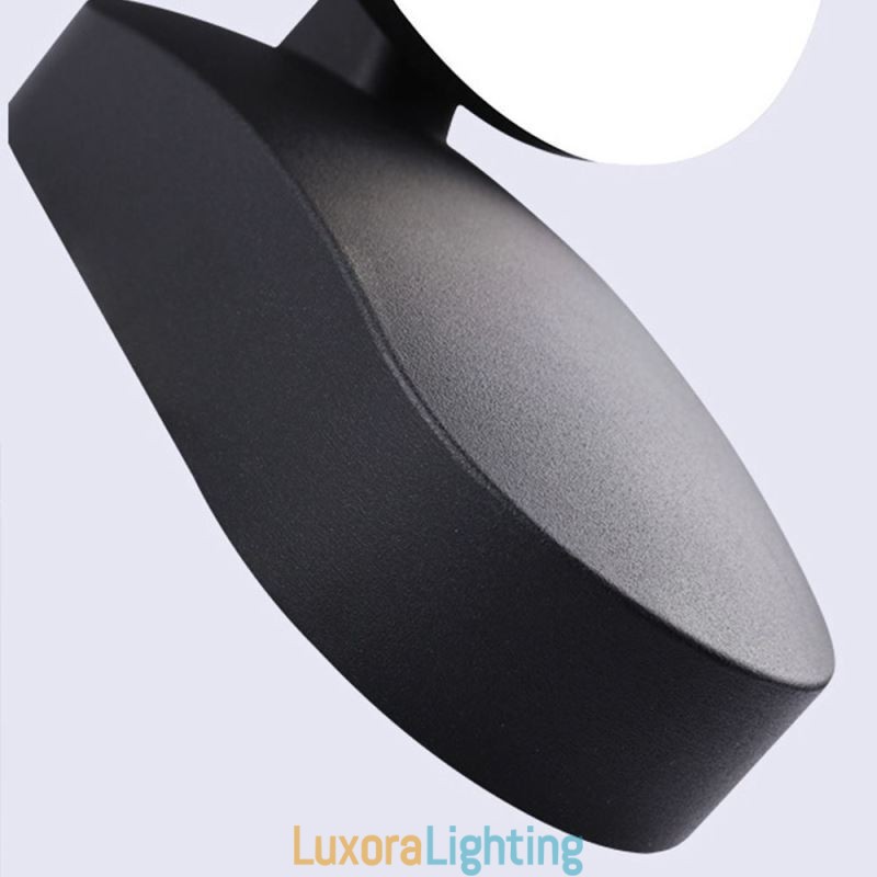 Designer Touch Decorative Modern Minimalist Aluminum Lamp Garden Waterproof Crescent Wall Light