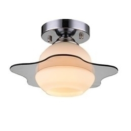 Designer Touch Decorative Modern Ceiling Light Flush Mount 1 Light Contemporary Metal