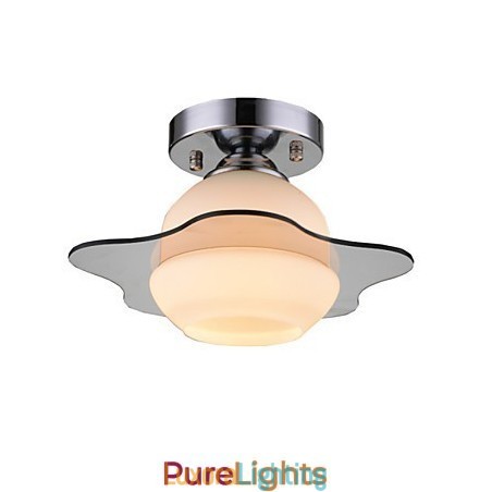 Designer Touch Decorative Modern Ceiling Light Flush Mount 1 Light Contemporary Metal