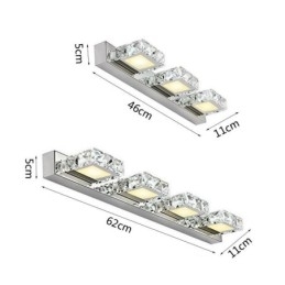 Designer Touch Decorative Wall Light Bathroom Mirror Washroon Wall Lamp Stainless Steel