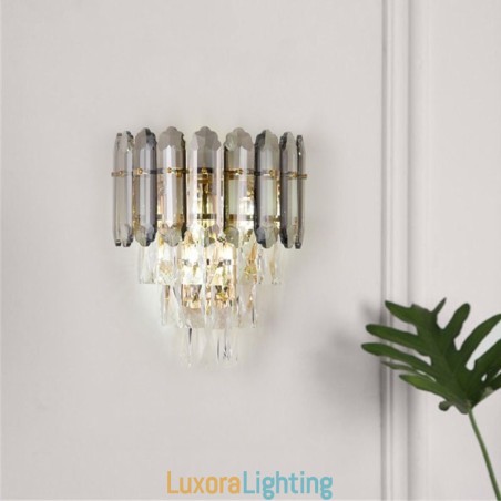 Designer Touch Decorative Crystal Wall Light Wall Sconce Modern K9 Crystal Wall Lamp