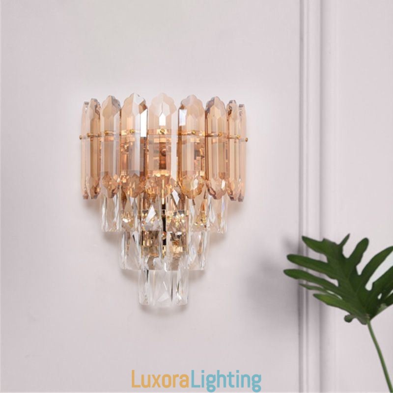 Designer Touch Decorative Crystal Wall Light Wall Sconce Modern K9 Crystal Wall Lamp