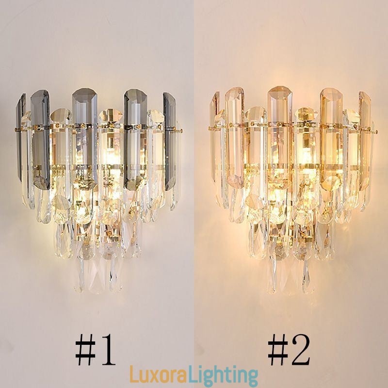 Designer Touch Decorative European Wall Sconces Crystal Wall Lights Bathroom