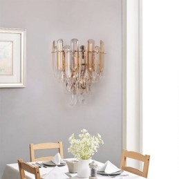 Designer Touch Decorative European Wall Sconces Crystal Wall Lights Bathroom