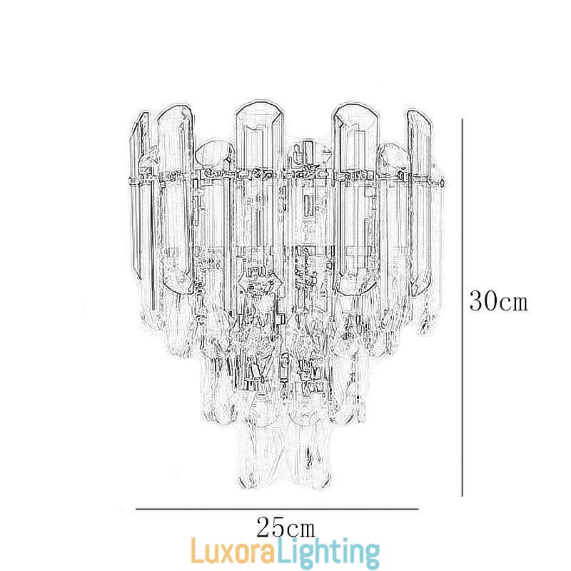 Designer Touch Decorative European Wall Sconces Crystal Wall Lights Bathroom