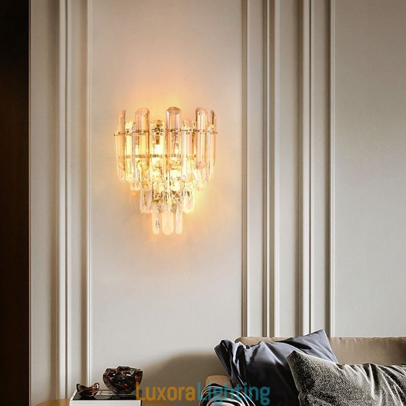 Designer Touch Decorative European Wall Sconces Crystal Wall Lights Bathroom
