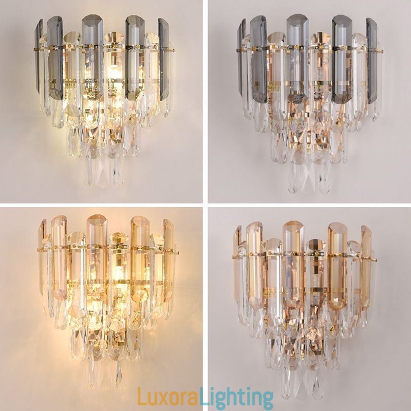 Designer Touch Decorative European Wall Sconces Crystal Wall Lights Bathroom