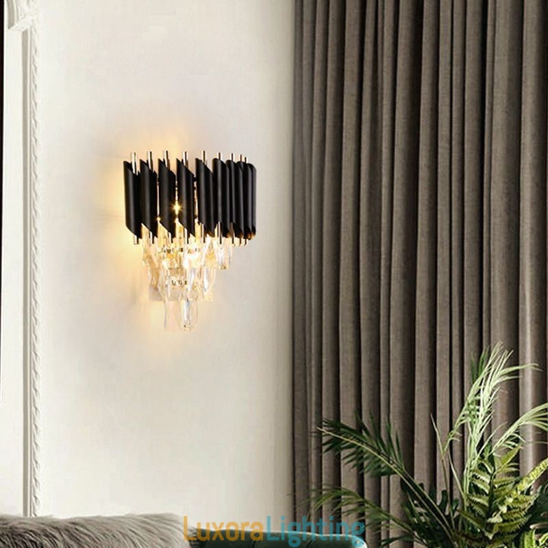 Designer Touch Decorative Modern Wall Sconce Lamps Creativity Crystal Wall Lamp