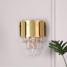 Designer Touch Decorative Modern Crystal Wall Sconce Wall Lamp Fixtures Bedside