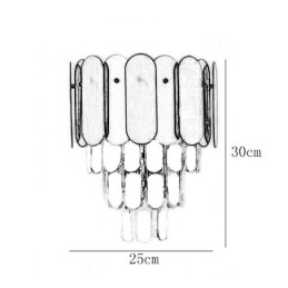 Designer Touch Decorative Modern Crystal Wall Sconce Wall Lamp Fixtures Bedside