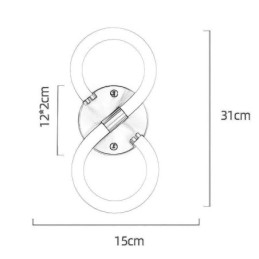 Designer Touch Decorative Number Light Arabic Numeral 8 Lamps