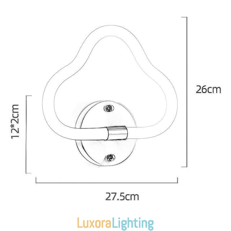 Designer Touch Decorative Cloud Shaped Wall Light Art Lights