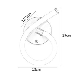 Designer Touch Decorative Number Light Arabic Numeral 6 Lamp