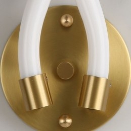 Designer Touch Decorative Modern Wall Light Creativity Sconce Wall Lamp Copper Sheep Horn 2 Lights
