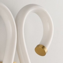 Designer Touch Decorative Modern Wall Light Creativity Sconce Wall Lamp Copper Sheep Horn 2 Lights