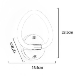 Designer Touch Decorative Modern Heart Shaped Indoor Wall Lights Sconce