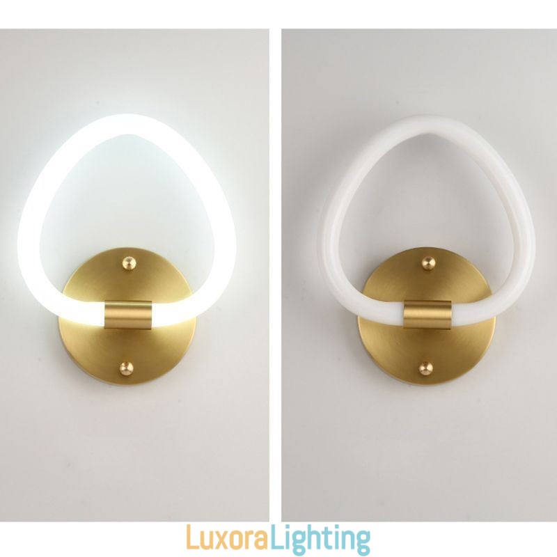 Designer Touch Decorative Modern Heart Shaped Indoor Wall Lights Sconce
