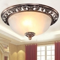 Designer Touch Decorative Europe Type Resin Glass Dome Light Sweet To Absorb Dome Light Lamp