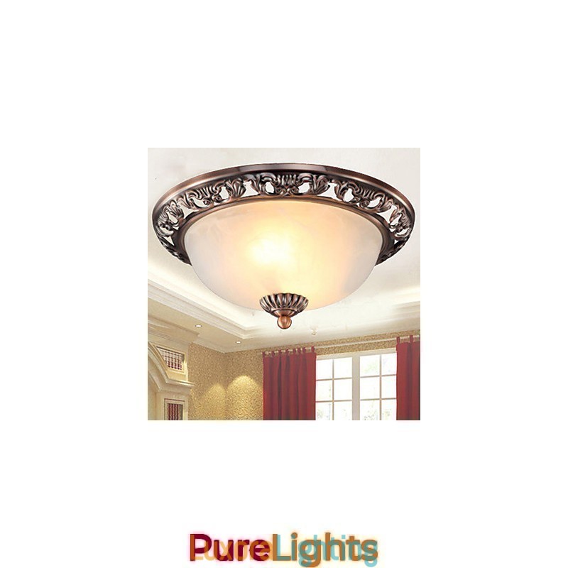 Designer Touch Decorative Europe Type Resin Glass Dome Light Sweet To Absorb Dome Light Lamp