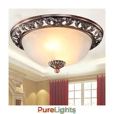 Designer Touch Decorative Europe Type Resin Glass Dome Light Sweet To Absorb Dome Light Lamp