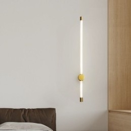 Designer Touch Decorative Brass Sconce Modern Acrylic Strip Wall Light