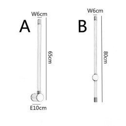 Designer Touch Decorative Brass Sconce Modern Acrylic Strip Wall Light