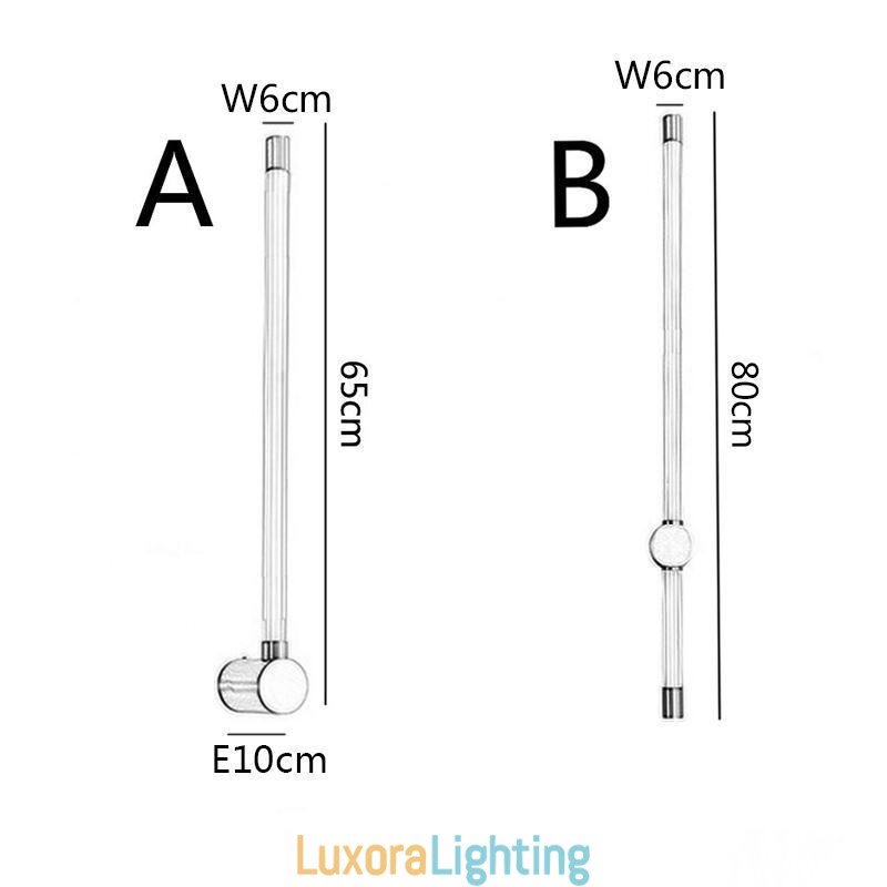 Designer Touch Decorative Brass Sconce Modern Acrylic Strip Wall Light