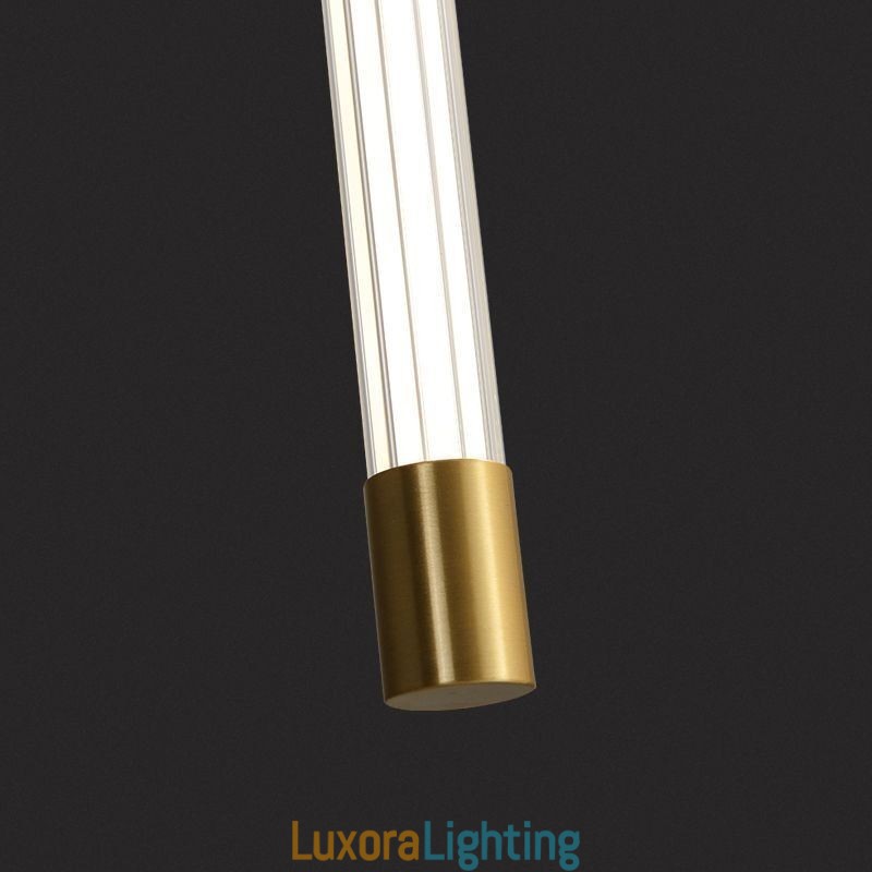 Designer Touch Decorative Brass Sconce Modern Acrylic Strip Wall Light