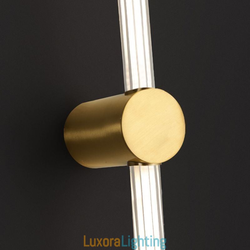 Designer Touch Decorative Brass Sconce Modern Acrylic Strip Wall Light