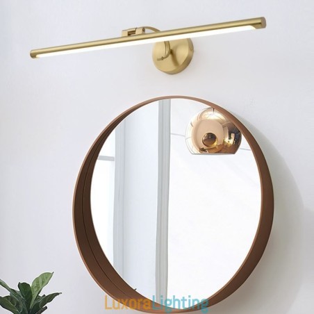Designer Touch Decorative Nordic Mirror Front Light Brass Acrylic Wall Lamp