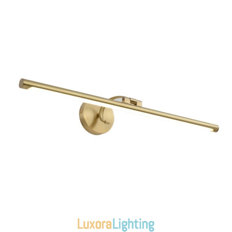 Designer Touch Decorative Nordic Mirror Front Light Brass Acrylic Wall Lamp