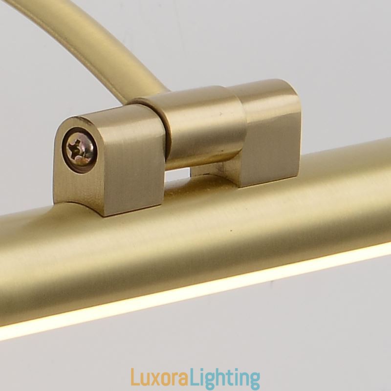 Designer Touch Decorative Nordic Mirror Front Light Brass Acrylic Wall Lamp