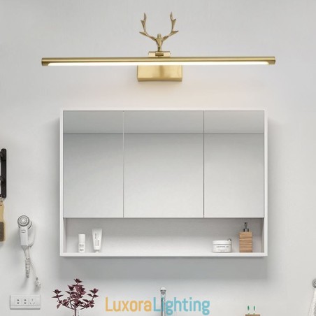 Designer Touch Decorative Nordic Brass Wall Lamp Mirror Front Light