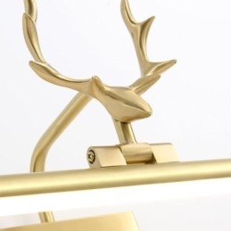 Designer Touch Decorative Nordic Brass Wall Lamp Mirror Front Light