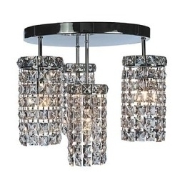 Designer Touch Decorative Contemporary Crystal Drop Flush Mount Lights with 4 Lights